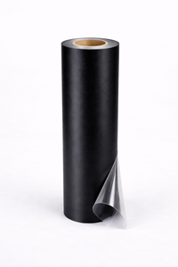 Anti Bacterial <b>Black</b> Anti Fingerprint PET Decorative <b>Sheet</b> for Furniture Lamination GAG Structure Ready Stock Single Side Primer - Product Image 6