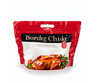 Conception personnalisée Sac d'emballage HALAL transparent en plastique PE avec dinde grillée rôtie Emballage de poulet entier surgelé sous vide en film rétractable