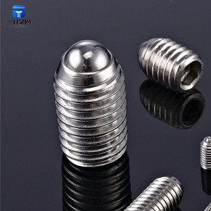 Tornillo de fijación de bola de localización en forma de onda, sujetadores de acero inoxidable, acabado liso con bola de resorte - Product Image 6