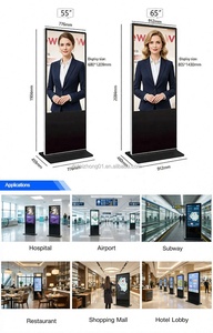 Écran publicitaire de 75 pouces pour boutique de mode, avec précision des couleurs cristalline, rapport de contraste élevé, panneau LCD - Product Image 3