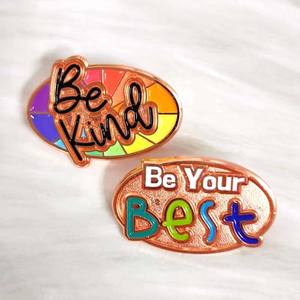 Ensemble d'épingles de <span class=keywords><strong>phrase</strong></span> de <span class=keywords><strong>motivation</strong></span> personnalisées épinglettes en émail positif inspirant disant broche épingles Badges pour sacs à dos vêtements - Product Image 1