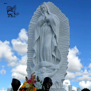 Estatua <span class=keywords><strong>de</strong></span> la Virgen María <span class=keywords><strong>de</strong></span> Mármol para Exteriores, Escultura Religiosa <span class=keywords><strong>de</strong></span> la Virgen <span class=keywords><strong>de</strong></span> <span class=keywords><strong>Guadalupe</strong></span> para Decoración <span class=keywords><strong>de</strong></span> Jardín o Iglesia - Product Image 1