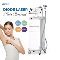 Épilateur laser diode professionnel 808 nm, machine d'épilation laser diode avec MDR CE