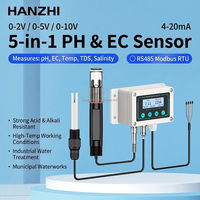 Sensor de Detección de Calidad del Agua, Versión 2026, Salida RS485, Acero Inoxidable, Equipo de Prueba de Temperatura, pH, EC, TDS y Salinidad
