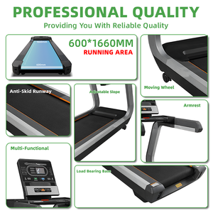 Tapis roulant commercial de gym avec moteur électrique AC pour entraînement cardio - Product Image 2