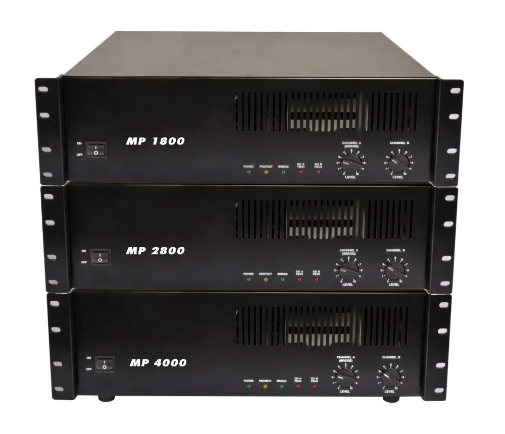 Power Amplifier MP1800/MP2800/MP4000 Penguat Profesional