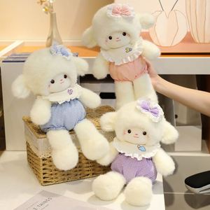 Nuevo y Adorable Peluche de Cordero de Lana, Muñeca de Compañía para Dormir para Niñas, Regalo Reconfortante, 33 cm - Product Image 1
