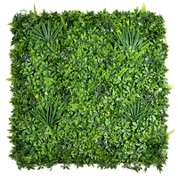 Panneau mural végétal artificiel Milan, verdure dense pour la décoration des centres commerciaux, restaurants et hôtels