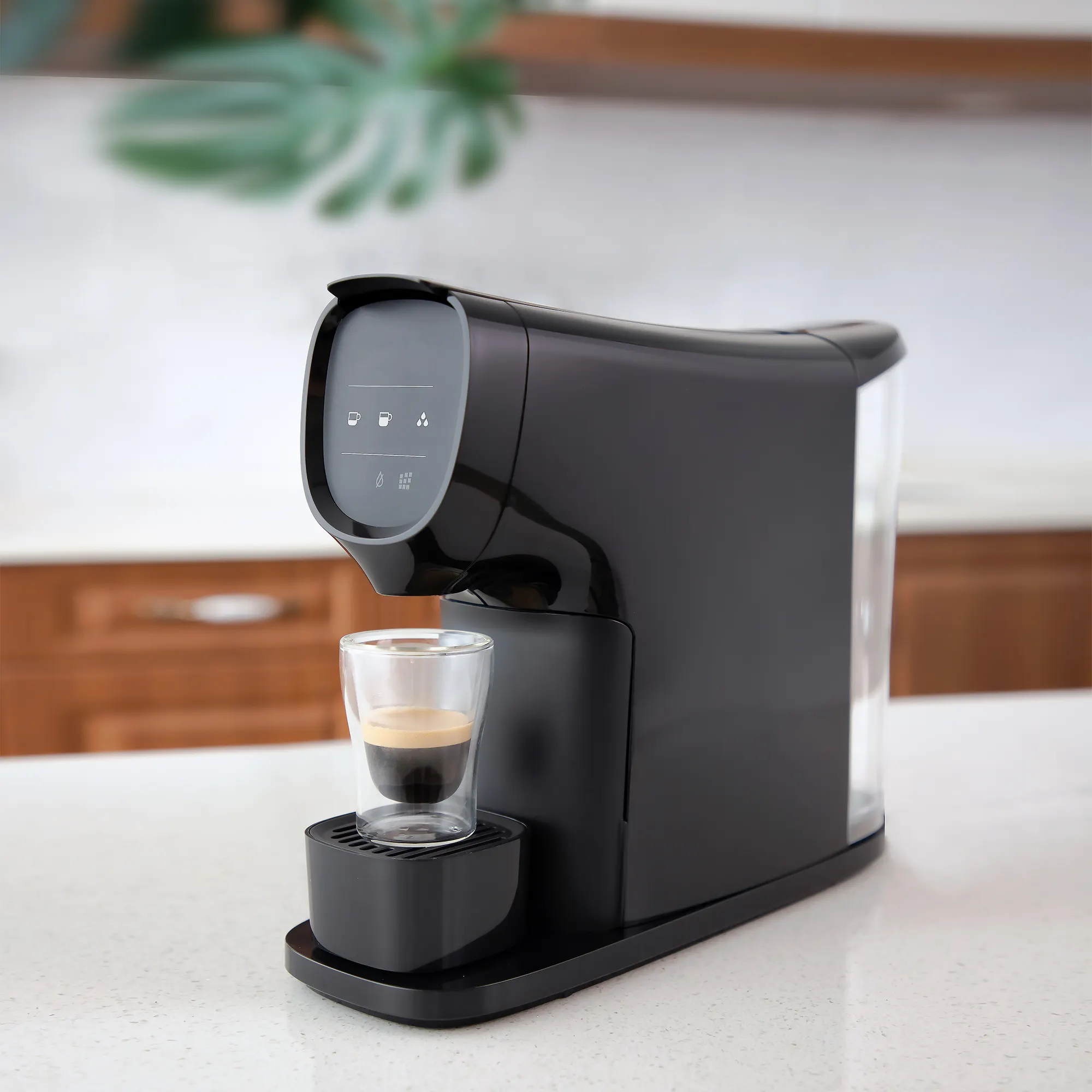 19 Bar Italiaanse Warmwaterfunctie Elektrische Espresso Capsule Koffiemachine Van Het Nieuwe Ontwerp