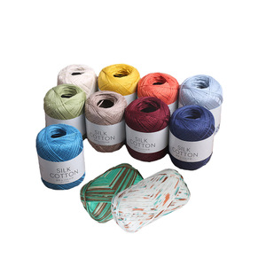 COOMAMUU A mano Del Nastro a maglia Filati Sling <span class=keywords><strong>Filo</strong></span> di <span class=keywords><strong>Cotone</strong></span> Tinto Crochet Filati di <span class=keywords><strong>Cotone</strong></span> - Product Image 1