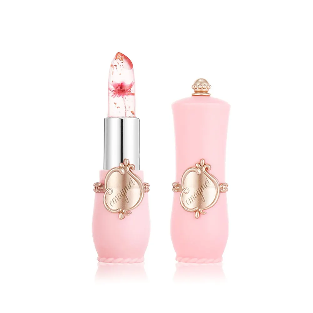 DX emaymei moisturising jelly warm lipstick colour changing lipstick with flowers colour changing lipstick wholesale