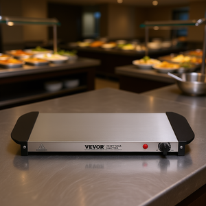 Vevor Electric <b>Warming</b> <b>Tray</b> 1500W 3000W Rectangular Stainless Steel Temperature Control Buffet Food Holding Equipment - Product Image 2