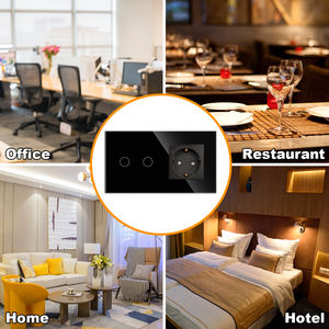 Bingoelec dispositivo elettrico domestico interruttori della luce per montaggio a parete a doppio tocco presa schuko 16A <span class=keywords><strong>prese</strong></span> di corrente <span class=keywords><strong>turchia</strong></span> - Product Image 3