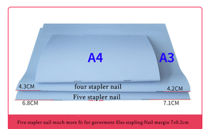 Machine à agrafer les livrets électrique ZY-2 A3, format double tête, <span class=keywords><strong>reliure</strong></span> à spirale, alimentation manuelle - Product Image 4