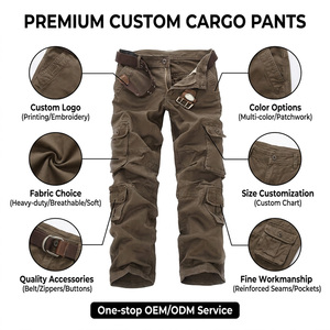 <span class=keywords><strong>Pantalon</strong></span> <span class=keywords><strong>de</strong></span> randonnée pour homme avec logo personnalisé, <span class=keywords><strong>pantalon</strong></span> tactique cargo avec plusieurs poches - Product Image 3