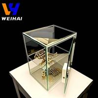 Boîte de sécurité transparente en acrylique haut de gamme - Verrouillage par carte RFID et mot de passe numérique - Vitrine à bijoux - Support d'affichage personnalisable avec poignée