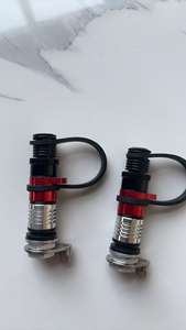 厂家直销红色新款按钮式释放沙漠越野轮胎自动放气器快速释放阀泄压阀 - Product Image 3