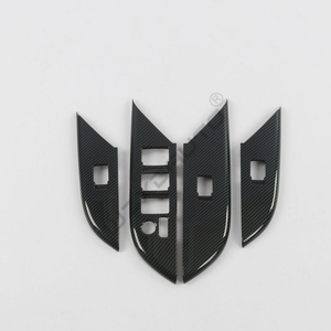Couvre-interrupteur de fenêtre en fibre de carbone WZXD LHD 2024 2025 pour Fortuner - Product Image 5