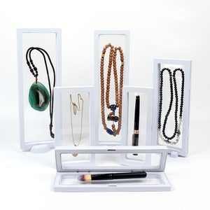 Boîte d'emballage transparente pour bijoux, présentoir suspendu pour bagues et boucles d'oreilles, support de rangement pour pièces de monnaie et pierres précieuses, étui en membrane PET - Product Image 2