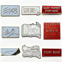 Broches et badges personnalisés en émail souple ou dur, en alliage de zinc et fer, avec logo découpé, sans minimum de commande, par le fabricant