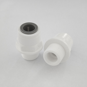 Conector de filtro de agua con rosca macho de 3/4 pulgadas para conectar rápidamente a tubería de PE, accesorio para máquina de agua pura - Product Image 1
