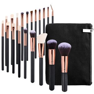 인기있는 신제품 맞춤형 15 오리지널 고품질 휴대용 여행 메이크업 브러쉬 세트 - Product Image 2