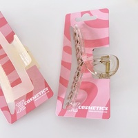 Nuevo diseño Venta caliente Impreso Pasador de pelo Embalaje Tarjetas de exhibición Papel Clip de pelo Tarjeta Etiqueta colgante para exhibición