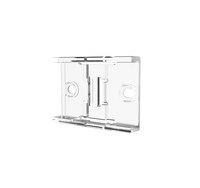 Support mural transparent pour étiquettes électroniques Zkong PC avec compatibilité multi-tailles pour les étiquettes de prix