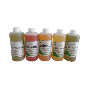 زيت بذور جوجوبا عضوي من بذور جوجوبا وزيت بذور الأفوكادو بالزيت الناقل للتدليك المضغوط على البارد للعناية بالشعر والعناية بالبشرة - Product Image 2