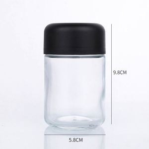 Contenedor Hermético Personalizado de 1oz 2oz 3oz 4oz 6oz para Guardar Flores, a Prueba de Olores, Frasco de Vidrio con Tapa de Plástico Resistente a Niños - Product Image 3