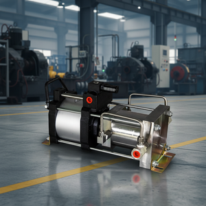Pompa Pneumatica a Pistone ad Alta Pressione Shineeast 2:1 232PSI per CO2 O2 N2 H2 <span class=keywords><strong>He</strong></span> Ar - Sistema di Riempimento Gas OEM per Laboratori - Product Image 3