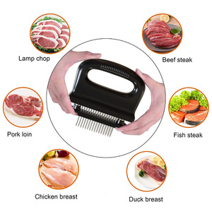 Tenderizador de carne afilado de acero inoxidable, herramienta para carne, 48 - Product Image 4