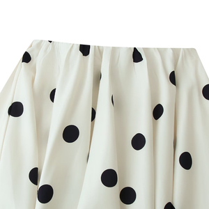PB&ZA Falda <span class=keywords><strong>Midi</strong></span> de Mujer con Estampado de Ondas, Nueva Colección Verano 2026, Estilo Chic Vintage, Falda Tipo Skort de Cintura Alta para Mujer - Product Image 3