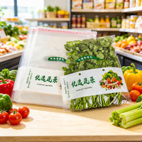 China Custom Fresh Vegetable Verpakkingszakken Fruitverpakkingszak Zelfklevende Bedrukte Transparante Plastic Fruitzak Prijs
