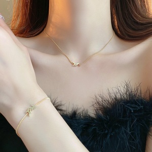 Conjunto de Joyería de <span class=keywords><strong>Moda</strong></span> Urbana Étnica Punk, Accesorios de Acero Inoxidable Hechos a Mano con Decoración de Letras, Venta al Por Mayor - Product Image 4