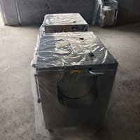 Commerciële multifunctionele groentewas- en schilmachine voor knoflook, wortelen, aardappelen en fruit, hoge capaciteit 750 kg/u