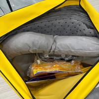 Kit de protection contre les déversements chimiques personnalisé avec logo imprimé, 25L 30L, gris jaune, protection environnementale, solution d'urgence pour la protection industrielle