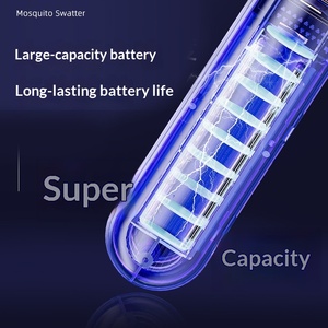 <span class=keywords><strong>Raquette</strong></span> anti-insectes électrique 2-en-1 pliable, tapette à moustiques, piège à lumière UV rechargeable, pour le contrôle des nuisibles - Product Image 4
