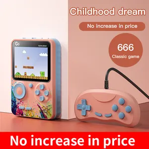 Customization Portable Video Game Console Built-in 666 Classic Handheld Games With Retro Controller