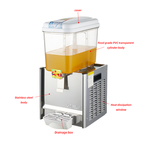 HELAXEN業務用ステンレス製ジュースディスペンサー衛生設計220V 200W 20KG ケータリング・レストラン用 - Product Image 2