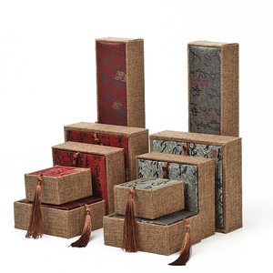 Compostable Grand Brand Flip Jewelry <b>Gift</b> <b>Box</b> with Felt Insert for Rings, Necklaces, and <b>Earrings</b> - Product Image 3