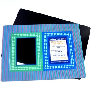 Stiker Bingkai Foto Magnet Kertas Cetak Kustom untuk Hadiah Promosi