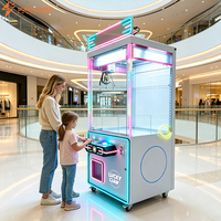 Máquina de garras recreativa a granel al por mayor, máquina de grúa de juguetes de la suerte, máquina de premios de arcade operada con monedas para centro de entretenimiento