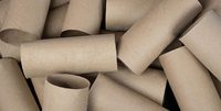 Suministro al por mayor de cilindros de cartón reciclado, tubos vacíos para rollos de papel higiénico, tubos de cartón kraft personalizados para la fabricación de pañuelos.