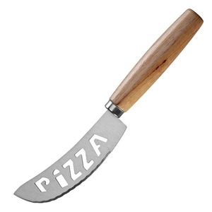 Accessoires de cuisine de bonne qualité Couteau à <span class=keywords><strong>pizza</strong></span> en acier inoxydable avec manche en bois pour outils de coupe-<span class=keywords><strong>pizza</strong></span> - Product Image 6