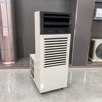 2HP 18000 BTU Yer Tipi Split Klima Inverter Isı Pompası Klima Santrali 220V R32 Ticari Kullanım İçin Oturma Odası Uzaktan Kumandalı CE