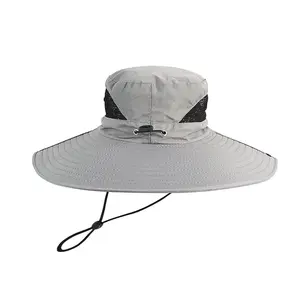 Bahar ve yaz kaliteli moda Unisex kuru hızlı nefes kova şapka