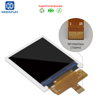 Módulo de Pantalla PMOLED OLED de 1.54 Pulgadas, 128x128, Controlador SSD1312, Interfaz SPI I2C para Dispositivos Integrados e Inteligentes