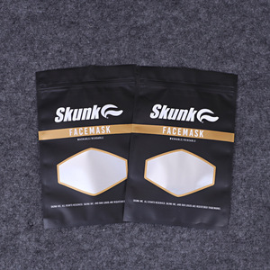 Sac alimentaire personnalisable pour supermarché, en PE épais avec fenêtre, en aluminium, refermable, autoportant et imprimable avec logo - Product Image 2