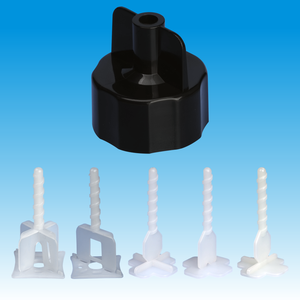 2.0 millimetri/3.0 millimetri Linea Trasversale T di Base con Tappi Ben progettato Piastrelle Spacer, Piano di Livellamento, Piastrelle Sistema di Livellamento Una Scatola Nero + bianco - Product Image 5